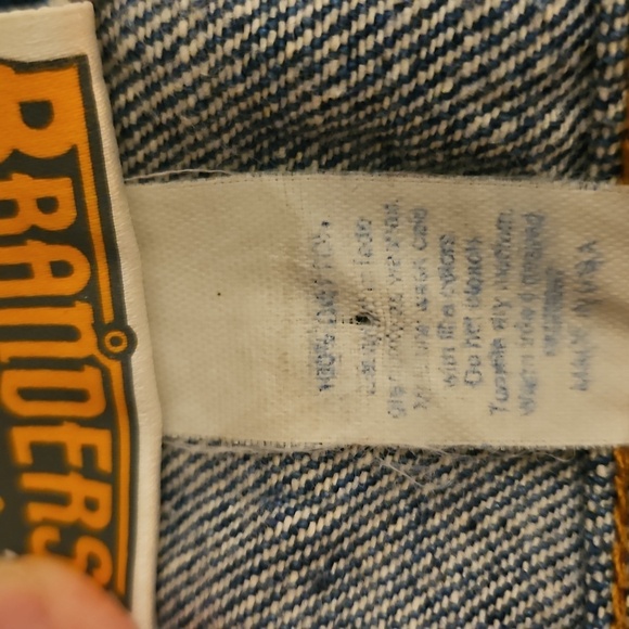 Vtg BRANDERS by Dickies 1970s Denim Waistcoat Vest - Picture 7 of 8